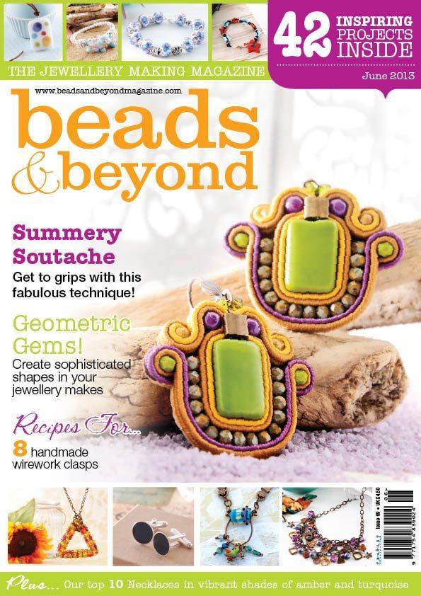 Beads and Beyond magazin cover csillapapp soutache jevellery